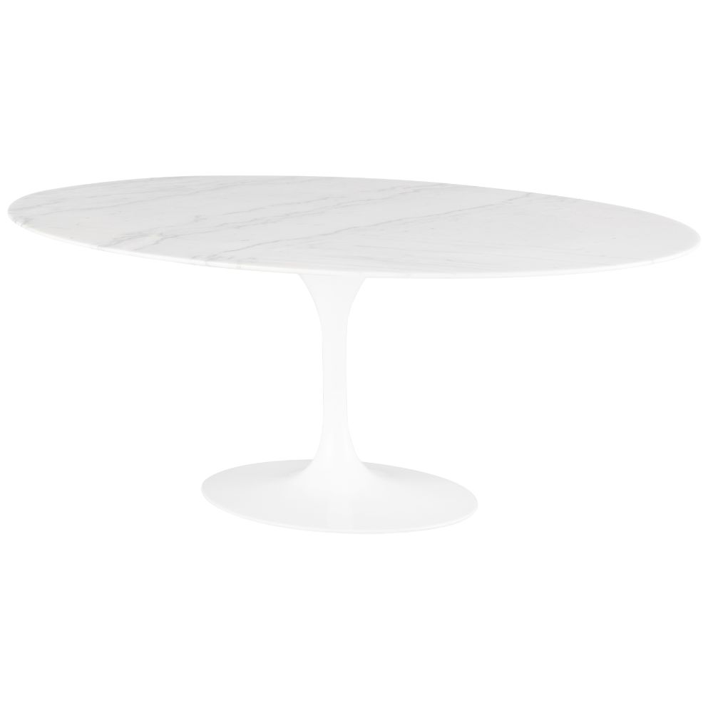 Nuevo HGEM851 ECHO DINING TABLE in WHITE
